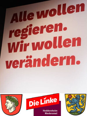 Alle wollen regieren. Wir wollen verändern.