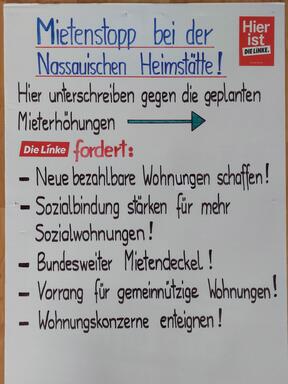 Mietenstopp bei der Nassauischen Heimstätte!