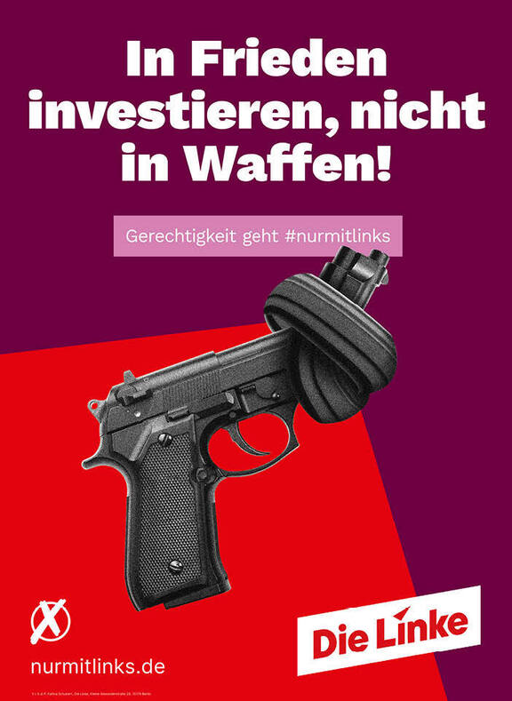 In Frieden investieren, nicht in Waffen!
