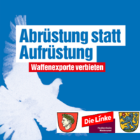 Abrüstung statt Aufrüstung - Waffenexporte verbieten